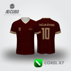 Camisa Interclasse cor Vinho